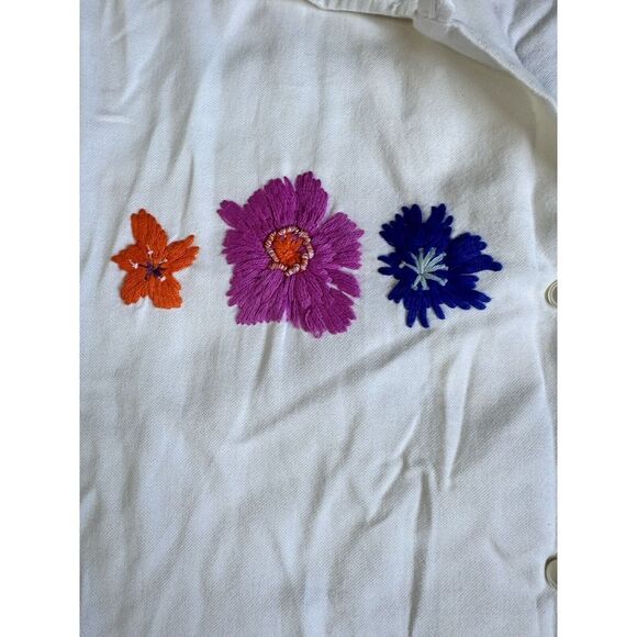 Alexander McQueen Genesis li Embroidered Printed Cotton Mini Shirt Dress SZ M - Picture 3 of 9